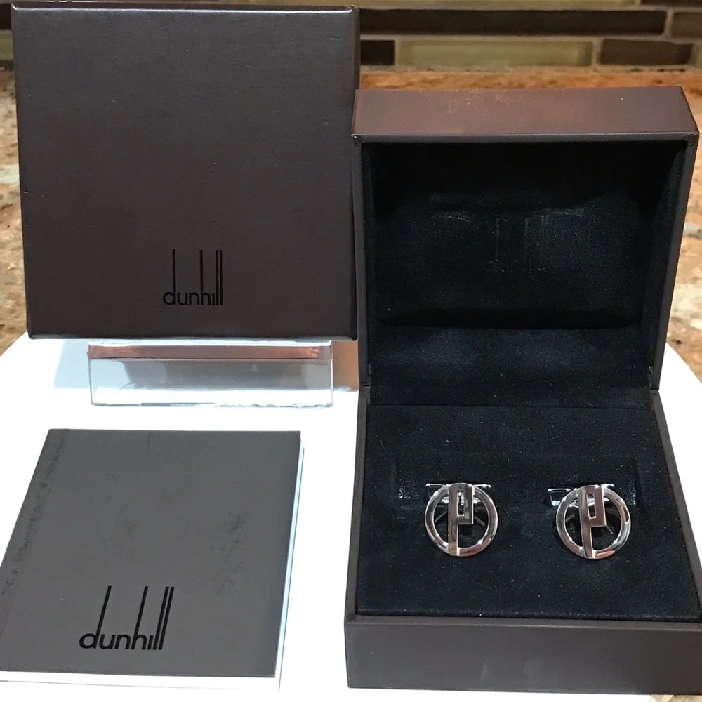 Dunhill Silver Ag925/Steel Cuff Links 🔥